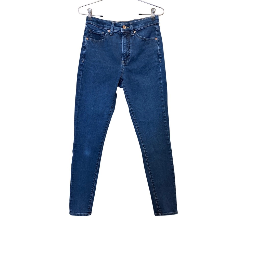Express Skinny Jeans Women 6R Dark Wash High Rise Stretch Denim Casual Slimming